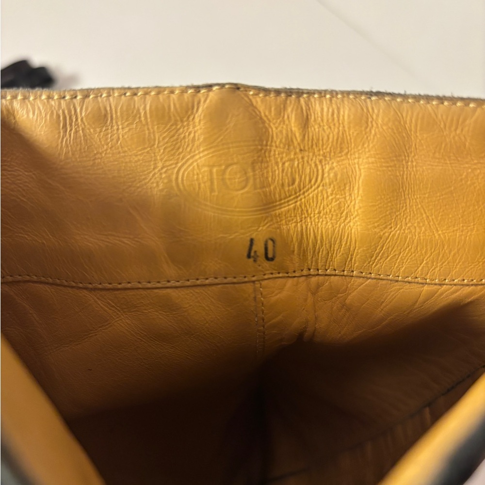 Tod’s Genuine Leather Knee-High Boots | Size 40 | Made in Italy - Picture 6 of 6